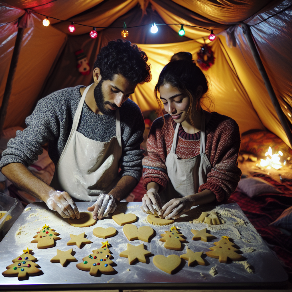 Spreading Hope in Gaza: Christmas Cookies in a Displacement Tent