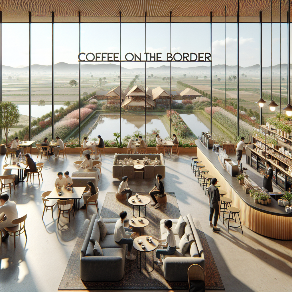 Starbucks Unveils New Cafe with Views of North Korea