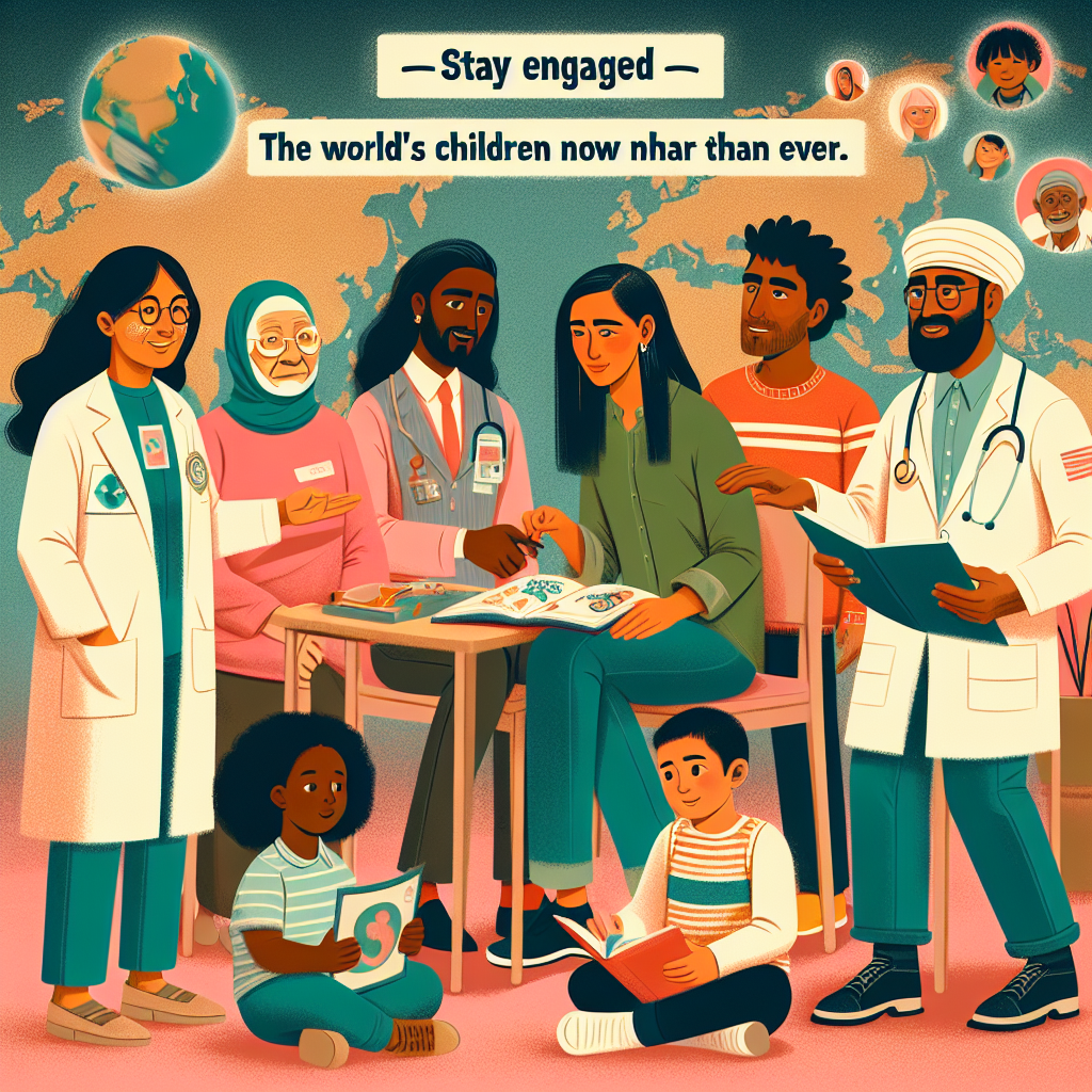 Stay Engaged – The World's Children Need You Now More Than Ever