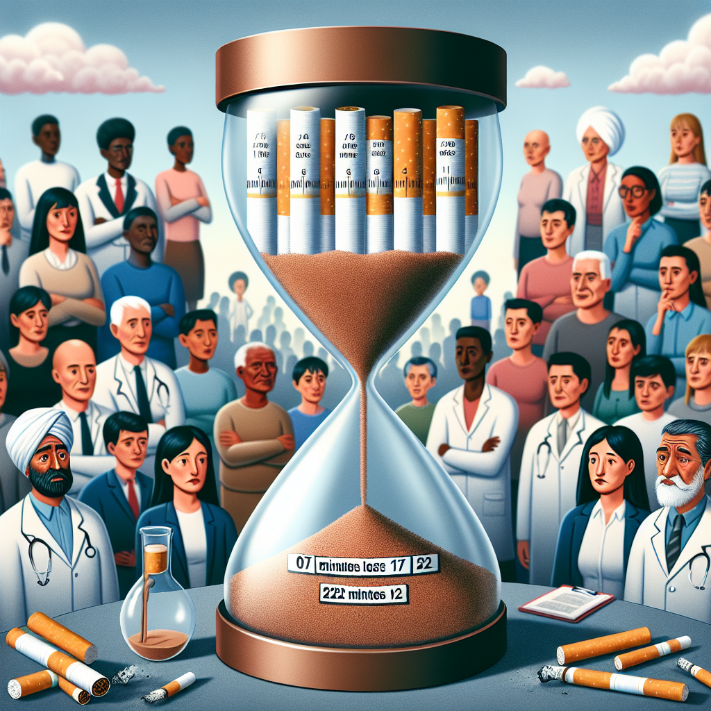 Study Reveals Cigarettes Shorten Men's Lives by 17 Minutes, Women's by 22 Minutes