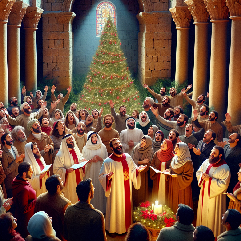 Syrian Christians Celebrate First Christmas Eve Service Post al-Assad Era