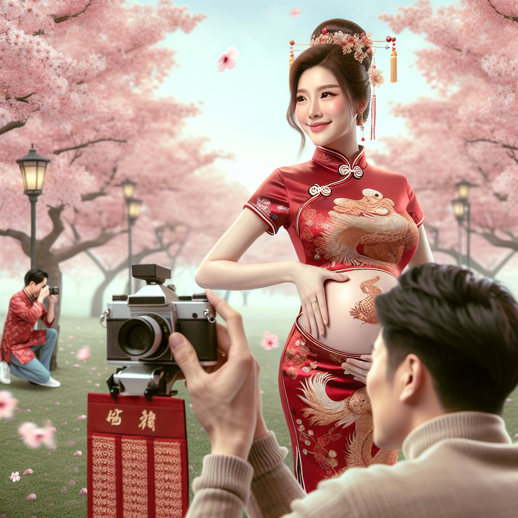 The Trend of Maternity Photoshoots with Faux Baby Bumps Among Chinese Women