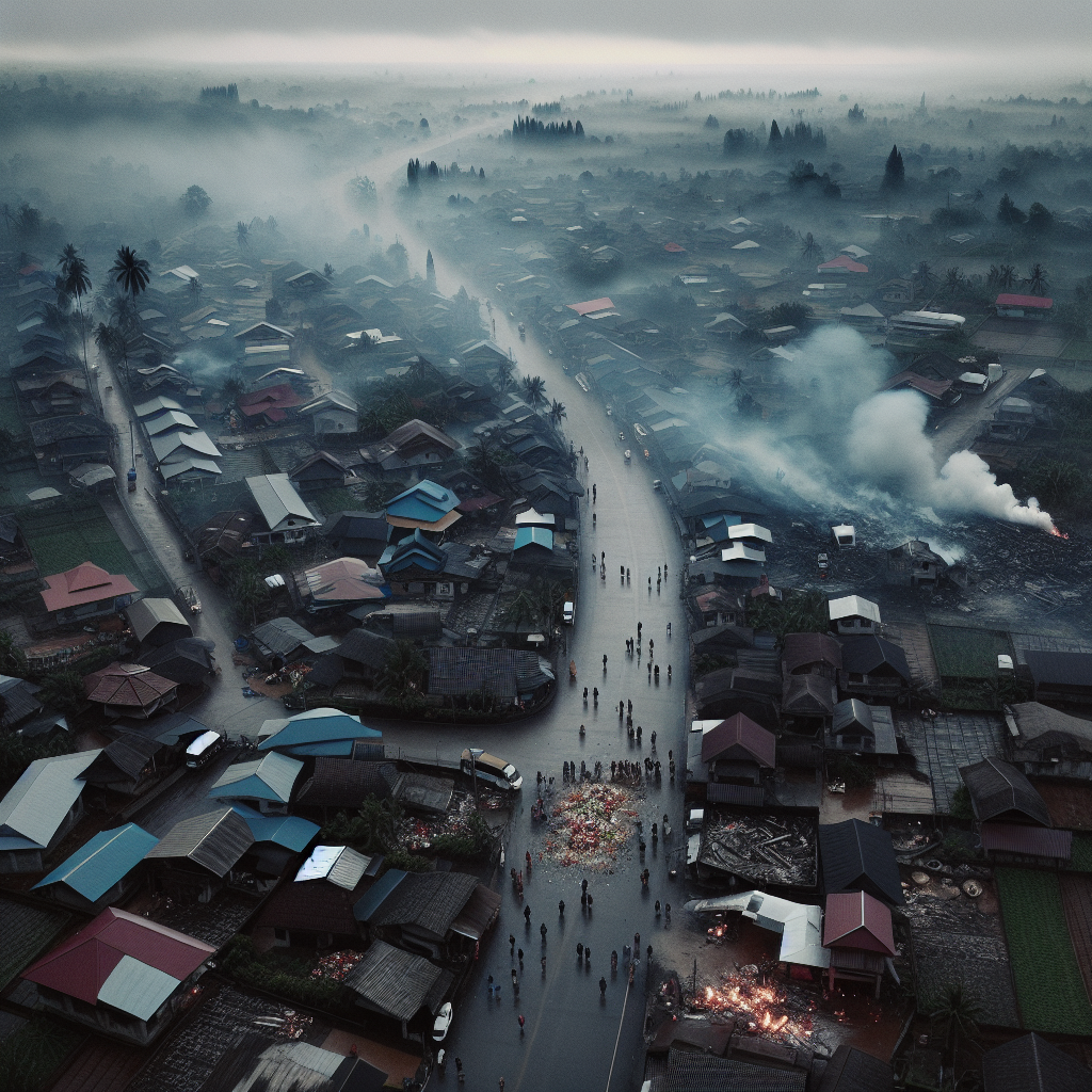 Tragedy Strikes Muan: Plane Crash Transforms Town into Mourning Ground