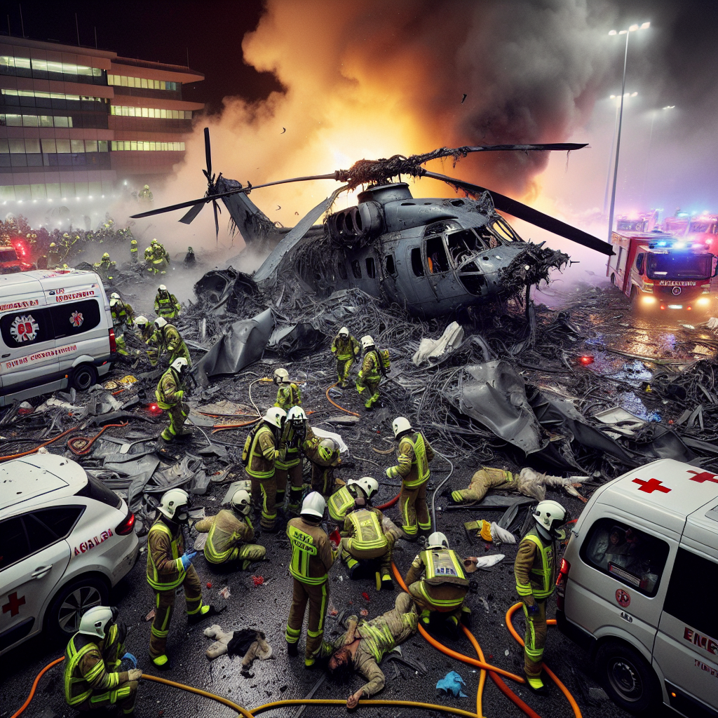 Tragic Helicopter Crash at Turkish Hospital Claims Four Lives