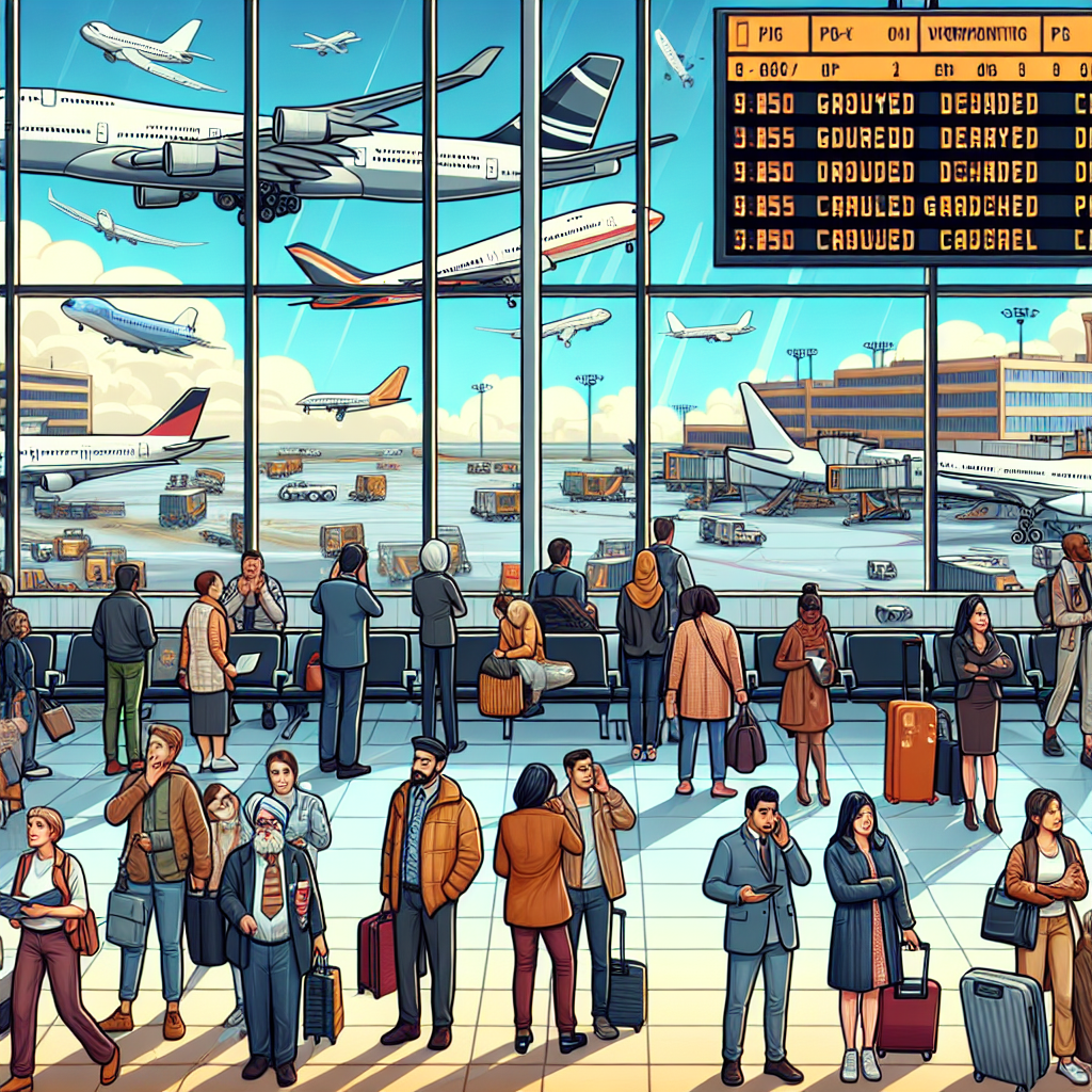 Turbulent Start to Busy Travel Day as American Airlines Temporarily Grounds All Flights
