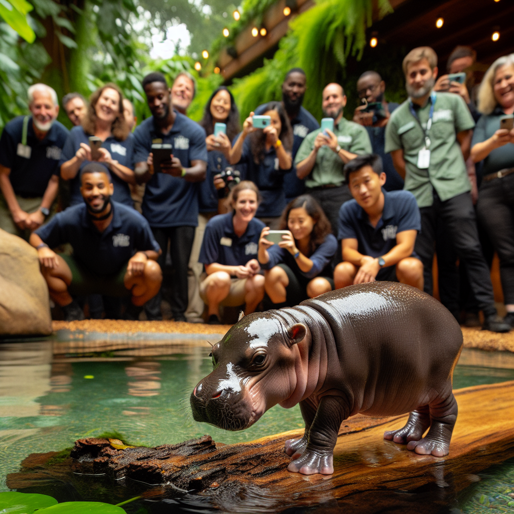 Virginia Zoo Celebrates Arrival of Newborn Pygmy Hippo at Year's End