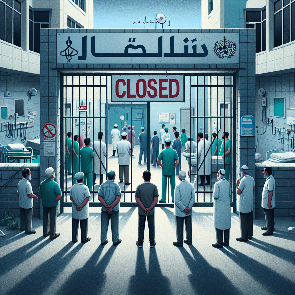WHO Reports Closure of North Gaza's Last Major Health Facility