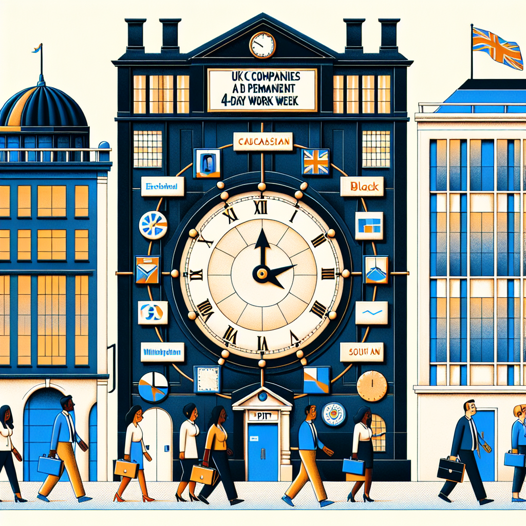 200 UK Companies Adopt Permanent 4-Day Work Week Culture