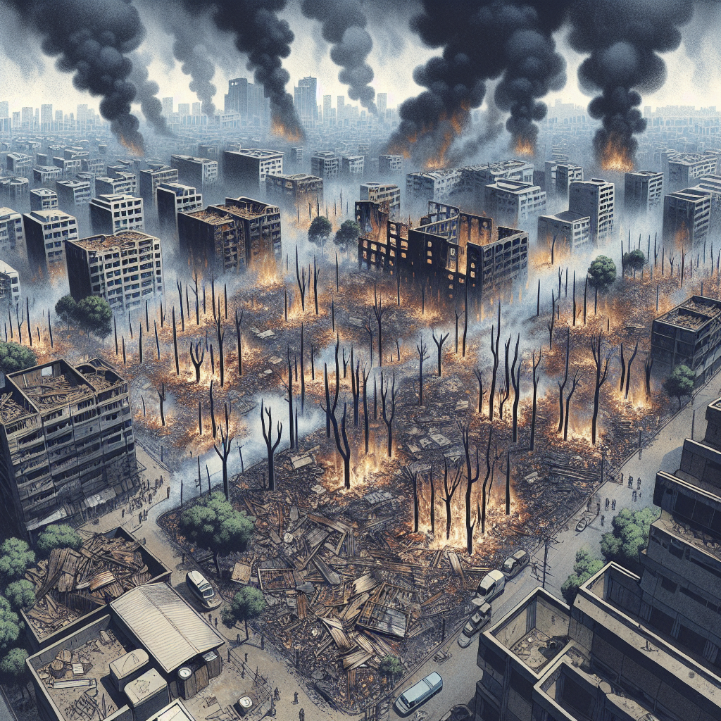 Aerial Footage Reveals Extensive Damage from LA Blaze