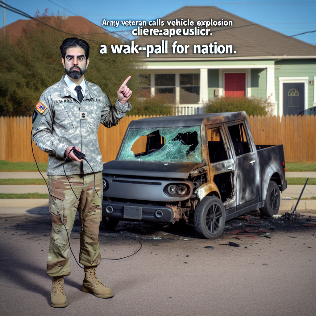 Army Veteran Labels Tesla Truck Explosion as a 'Wake-Up Call' for America