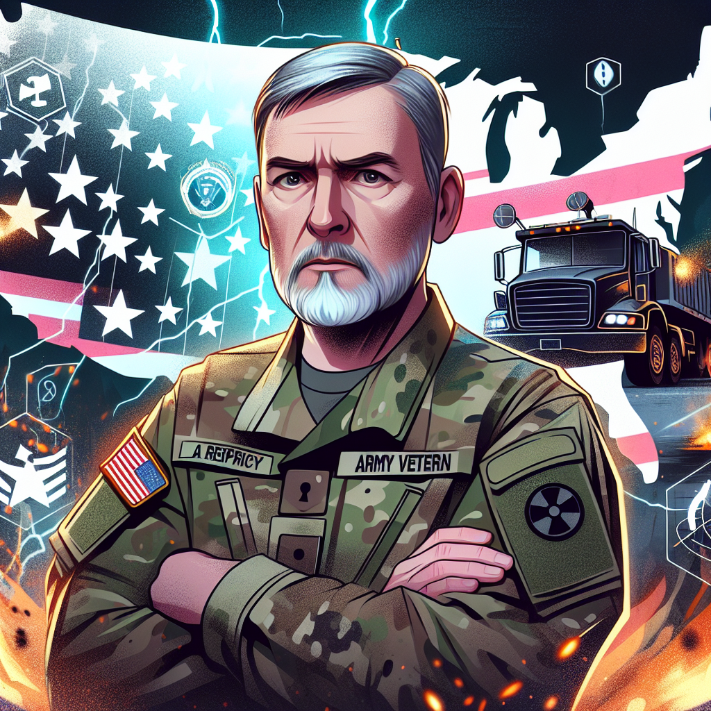 Army Veteran Warns of US Collapse Before Tesla Truck Incident