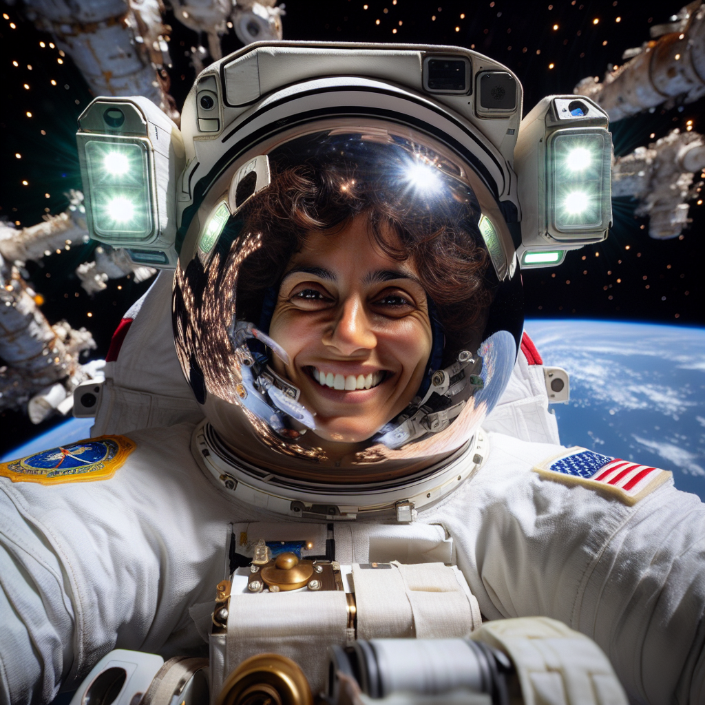 Astronaut Sunita Williams Embarks on First Spacewalk in 8 Months