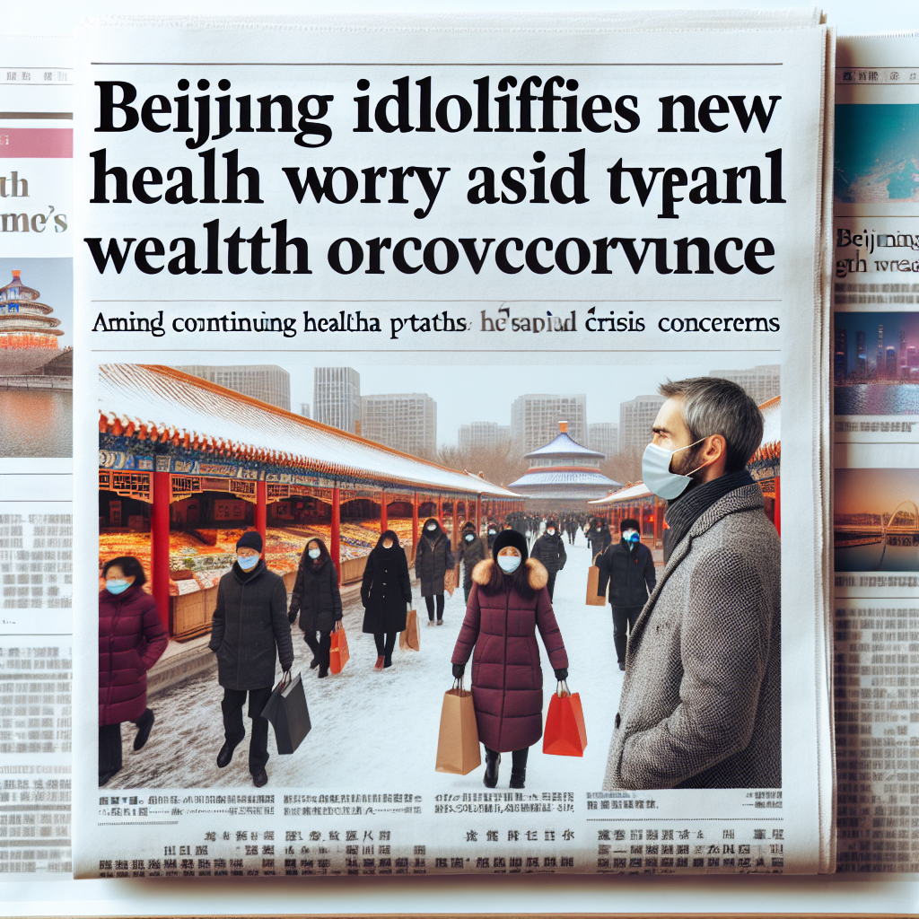 Beijing Labels New Health Scare as Typical Winter Event Amid Covid Concerns