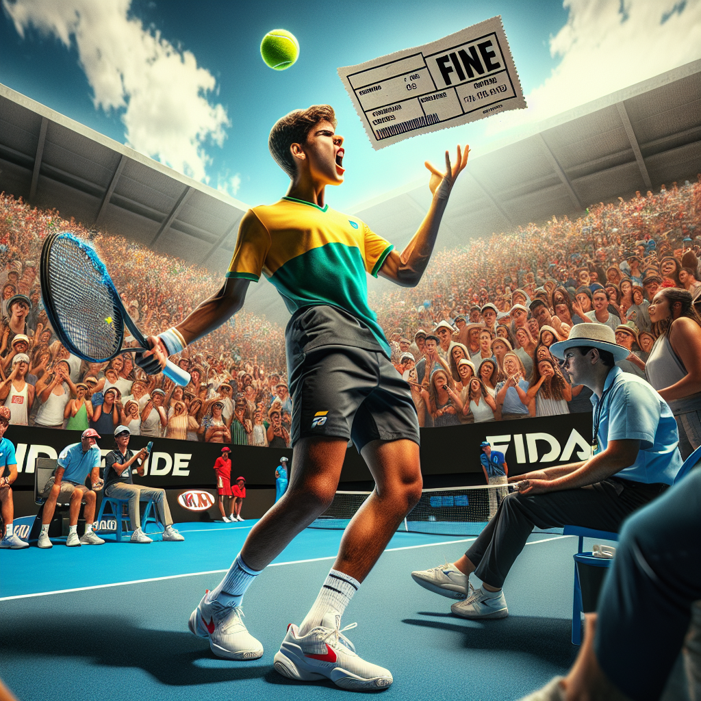 Brazilian Teen Fonseca Shines at Australian Open Amid Medvedev's Fine Controversy