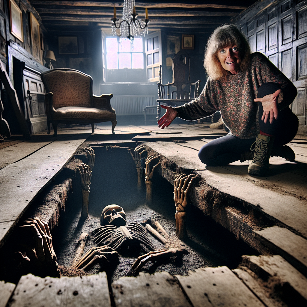 British Woman Uncovers Eerie Find Beneath Floorboards of 250-Year-Old House