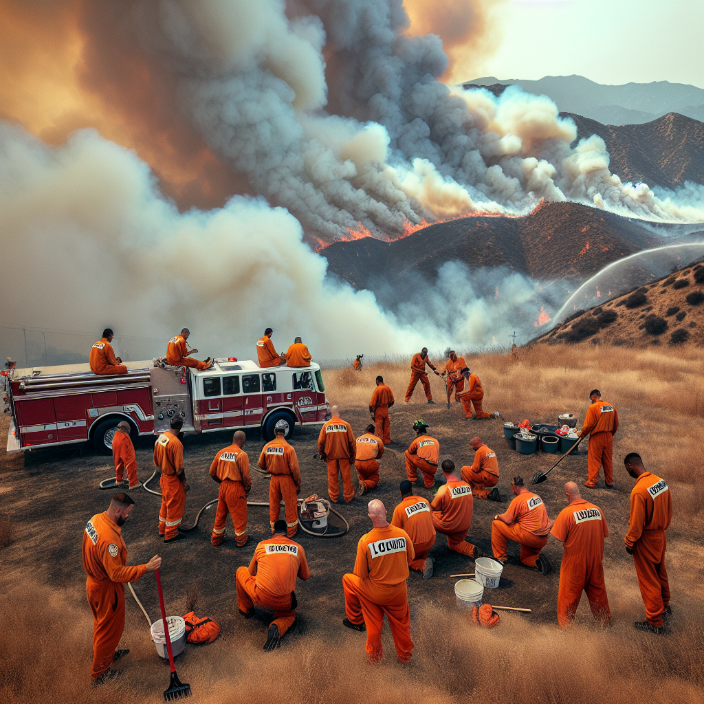California Inmates Join Efforts to Combat LA Wildfires