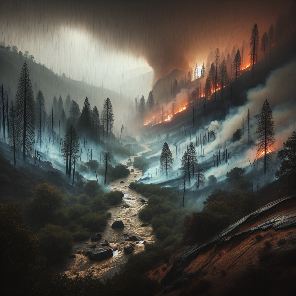 California Rains Quell Wildfires but Pose Threat of Toxic Runoff and Mudslides