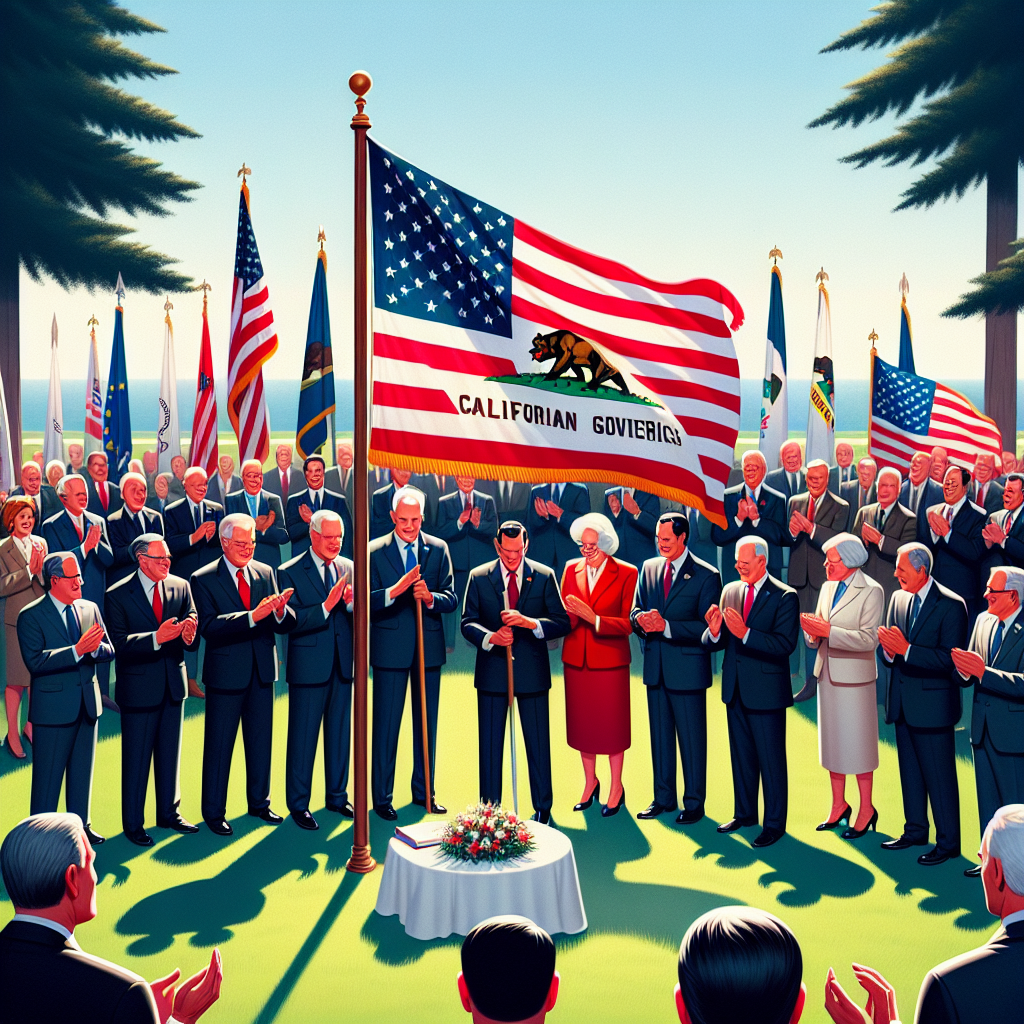 California's Newsom to Join GOP Governors in Honoring Trump Inauguration with Flag Raising