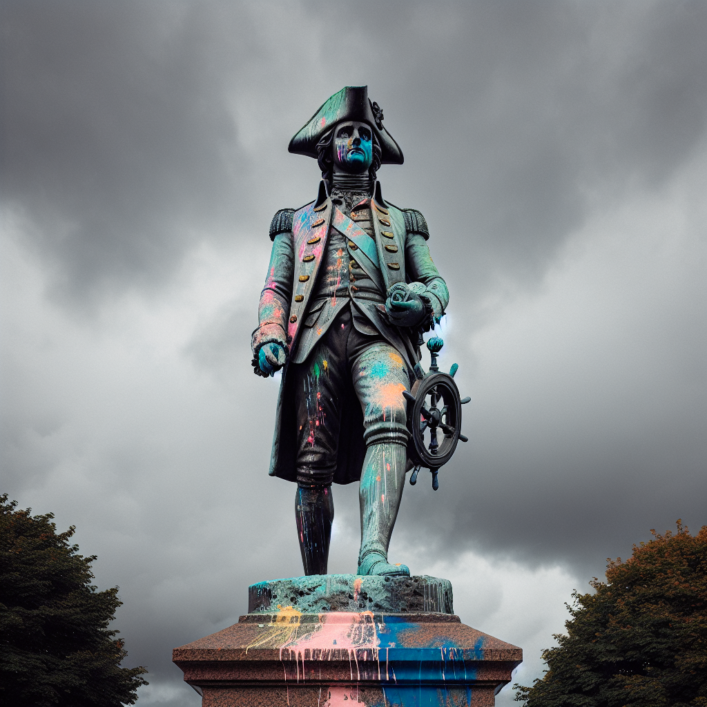 Captain Cook Statue Defaced Ahead of Contentious 'Australia Day'