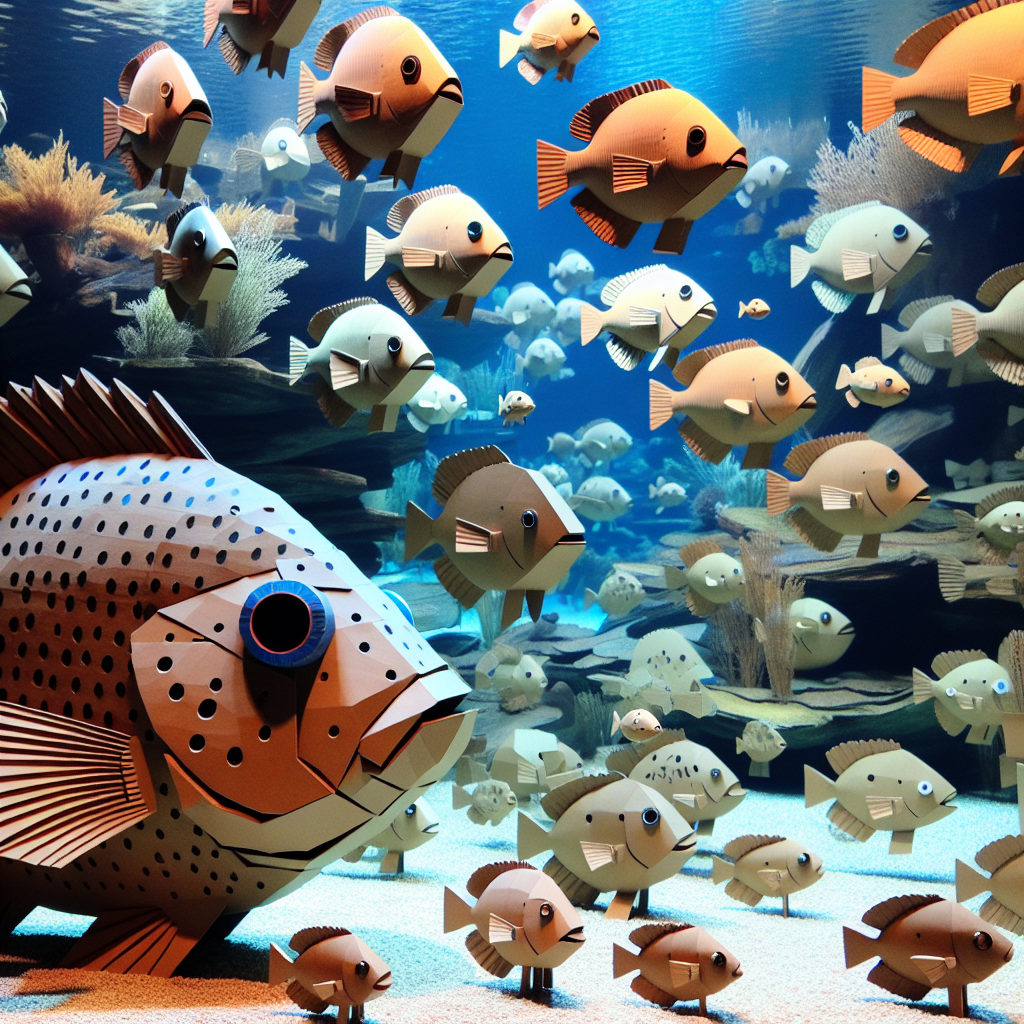 Cardboard Companions Lift Sunfish's Spirits at Aquarium