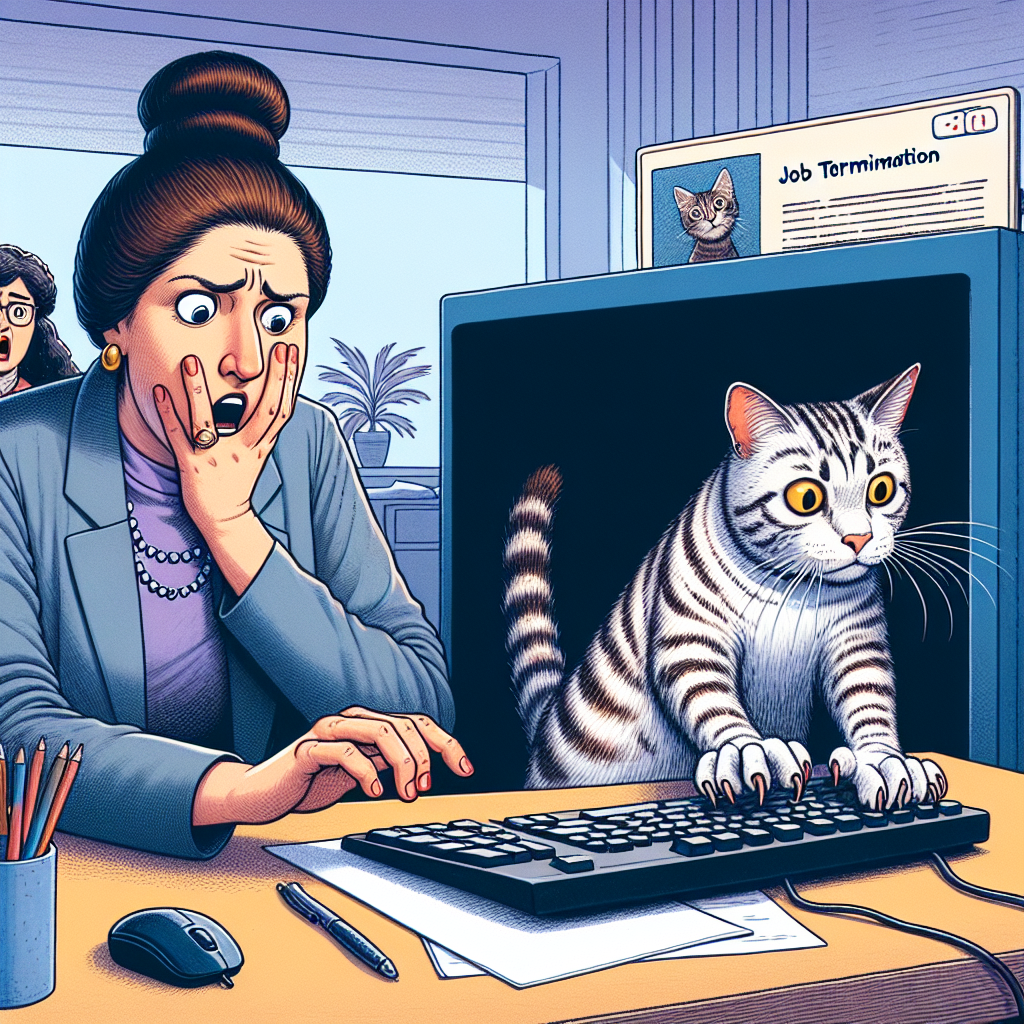 Cat's Accidental Email Costs Woman Her Job