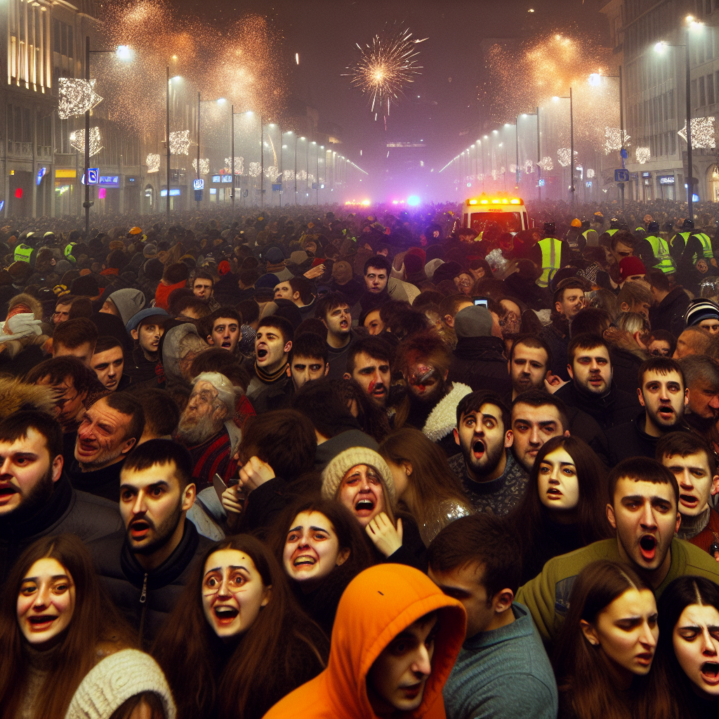 Chaos Erupts in EU Capital on New Year's Eve (VIDEOS)
