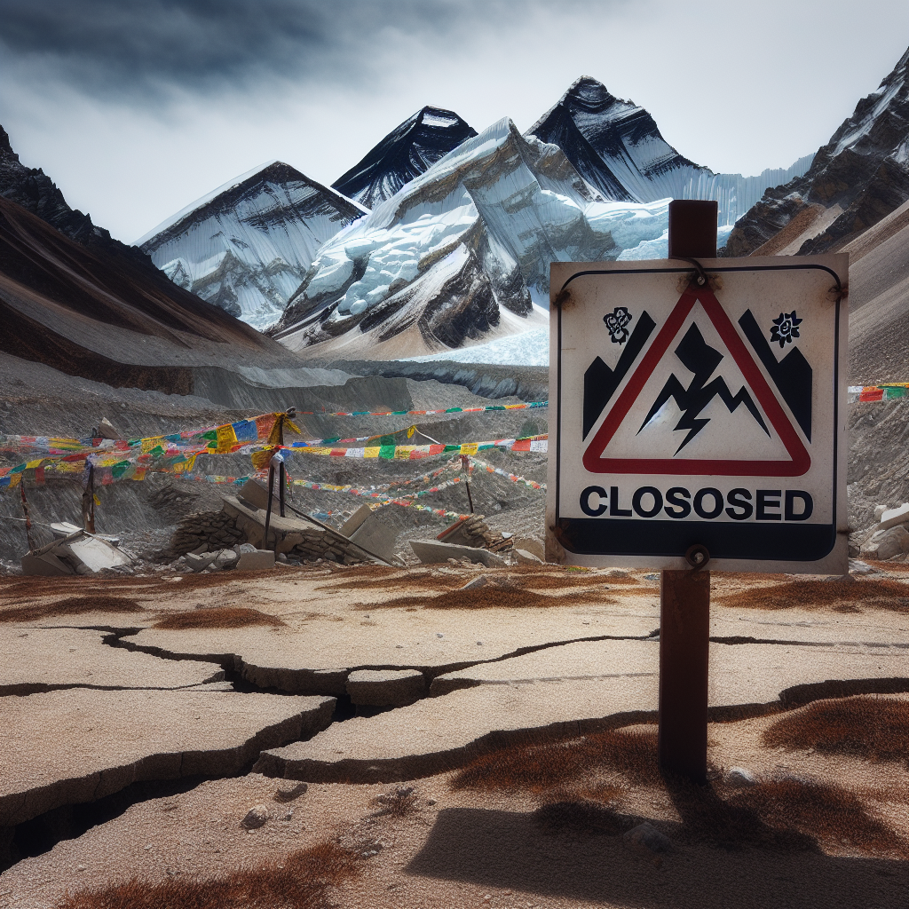 China Closes Mt Everest Scenic Area Following Tibet Earthquake