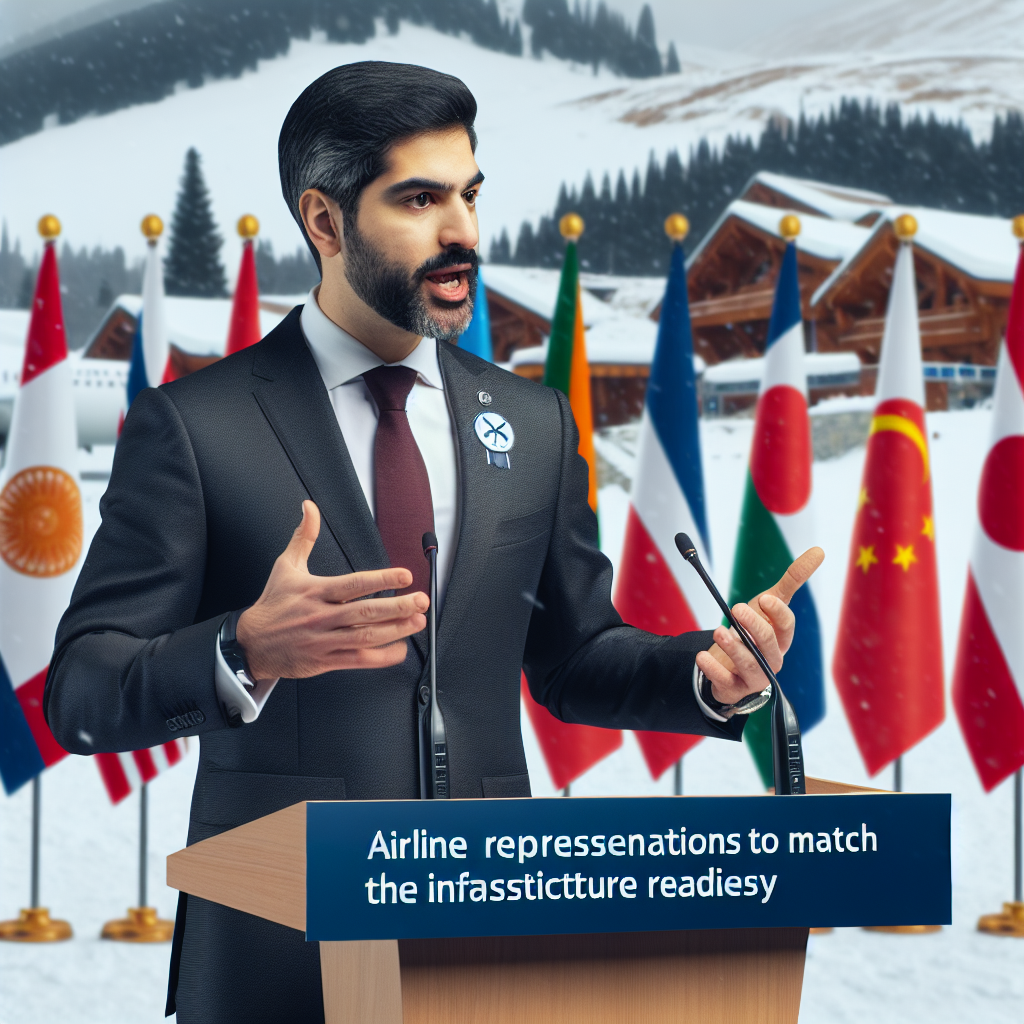 "Civil Aviation Minister Urges Airlines to Match Infrastructure Readiness at Davos"