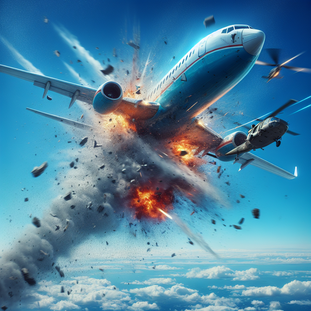 Civilian Aircraft with 64 Passengers Collides with US Army Helicopter (VIDEOS)