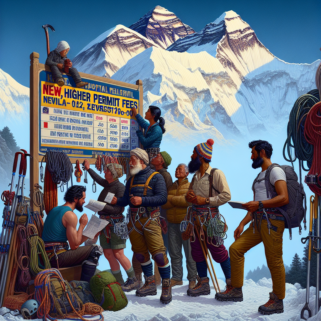 Climbing Everest Becomes Pricier with Nepal's Increased Permit Fees