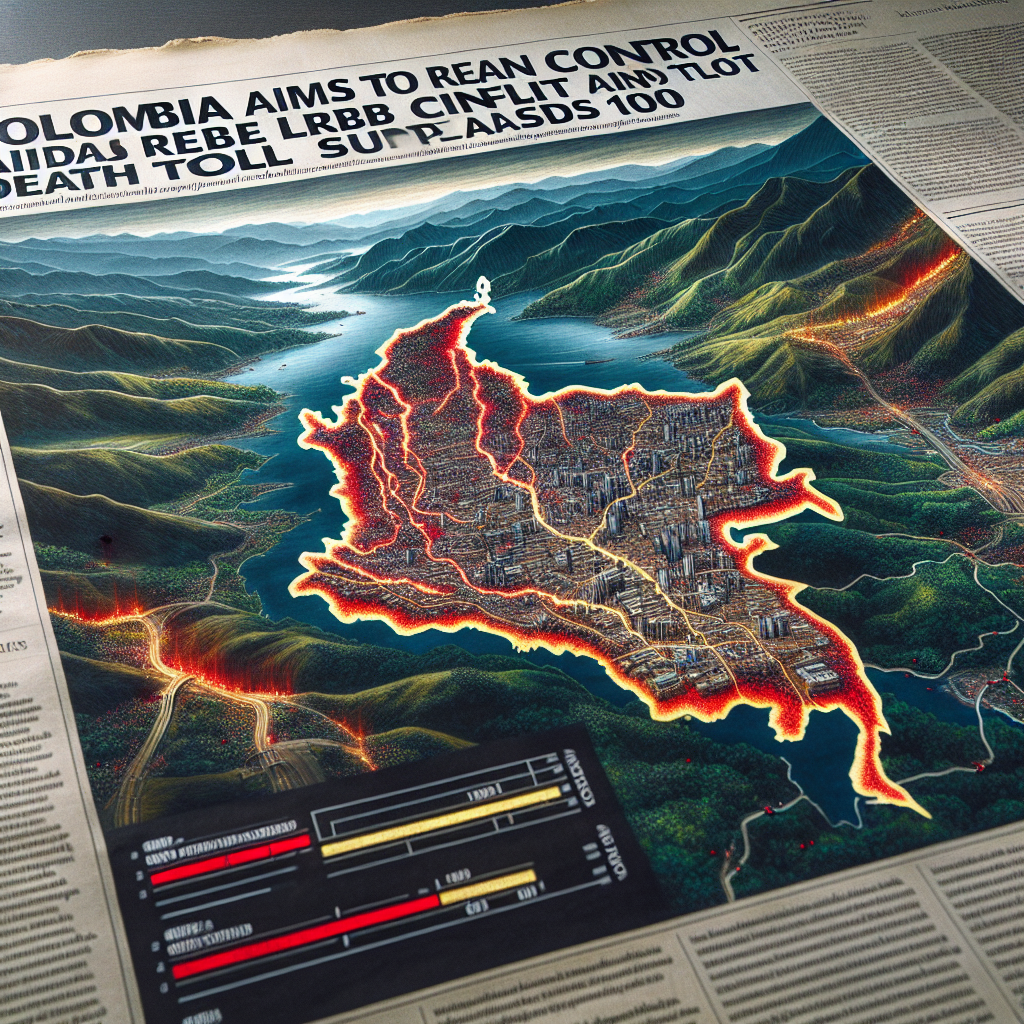 Colombia Aims to Regain Control Amid Rebel Conflict Death Toll Surpassing 100