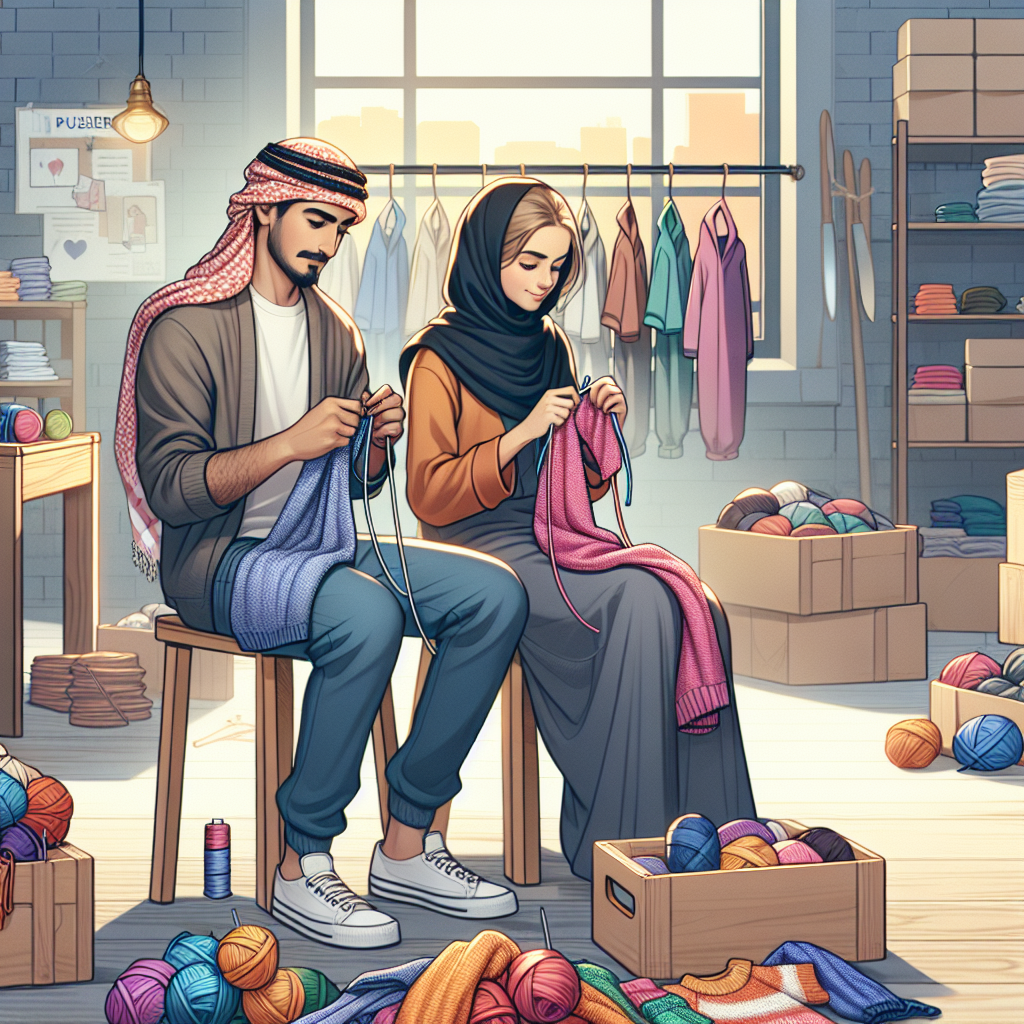 Crafting Cozy Garments for Displaced Children in Gaza