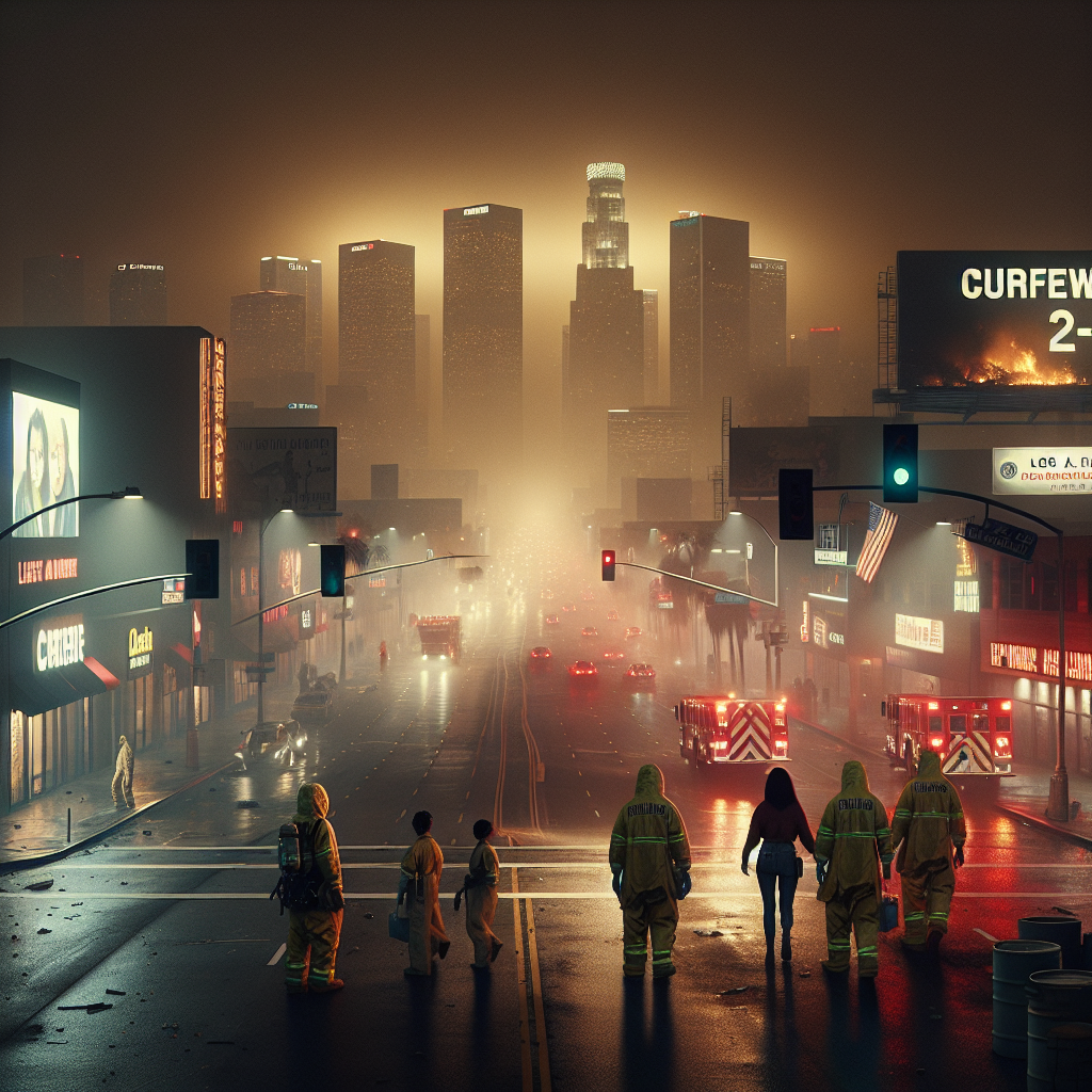 Curfew Enforced in Fire-Affected Los Angeles Areas at Night