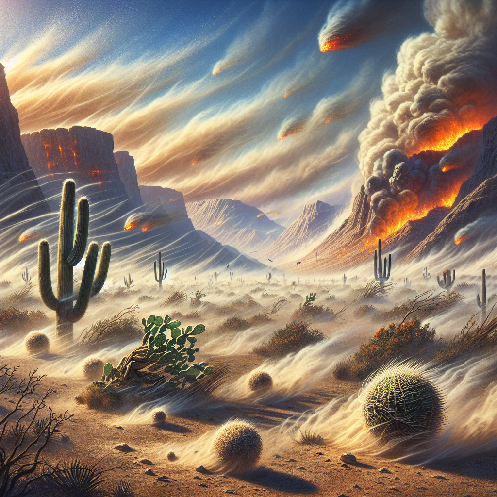 Decade's Strongest Winds Heighten Fire Risk in Arid Southern California