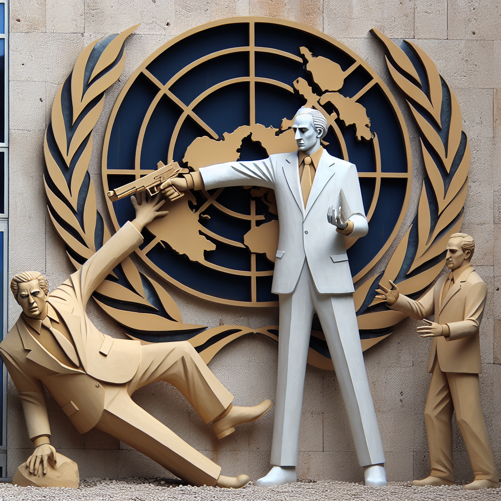 "Destructive Protest: Israeli Embassy Reacts to Netanyahu Wax Statue Vandalism"
