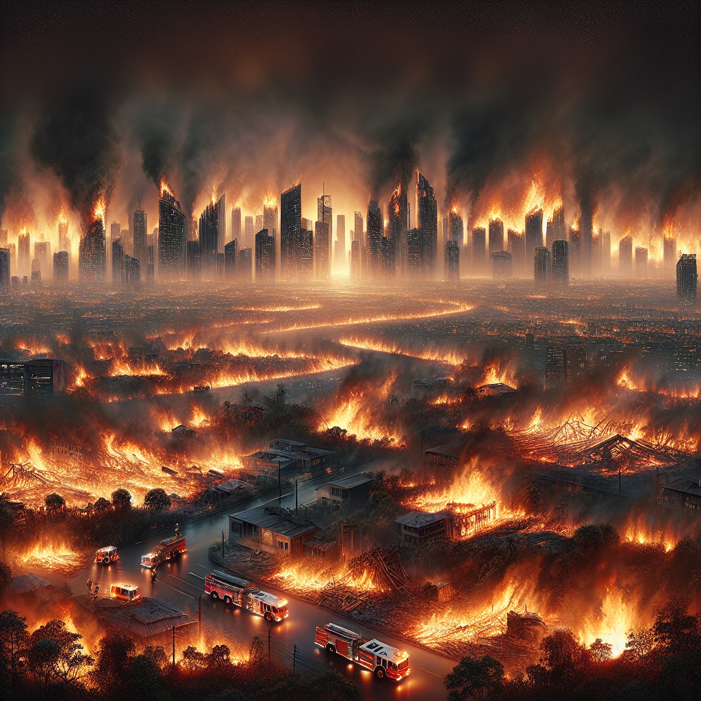 "Devastating Wildfires Engulf Los Angeles, Leaving Destruction in Their Wake"