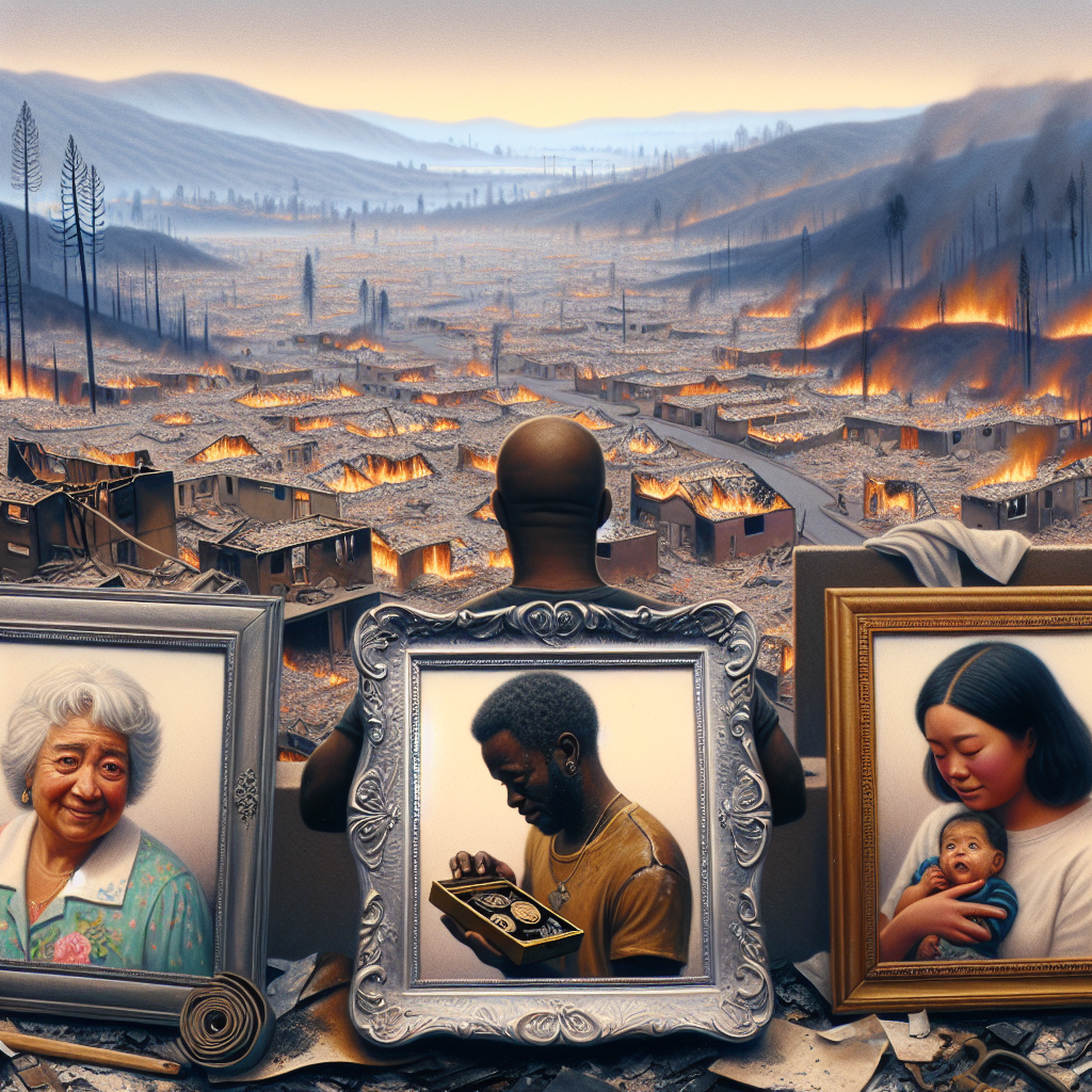 Discoveries Made by LA Wildfire Survivors in Their Devastated Homes