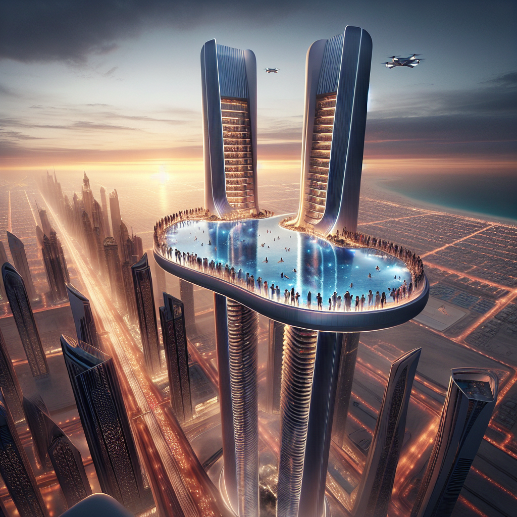 Dubai's Rs 85,000 Crore Project: Twin Towers Linked by a "Sky Pool"
