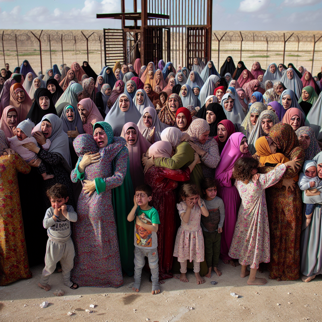Emotional Reunions as 90 Palestinian Women and Children Released from Israeli Prisons