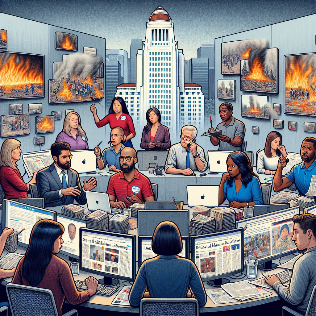 Fact Checkers Battle Wildfire Myths in Los Angeles Amid Job Uncertainty