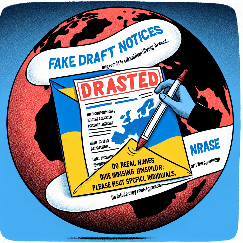 Fake Draft Notices Targeting Ukrainians Abroad, Say Officials