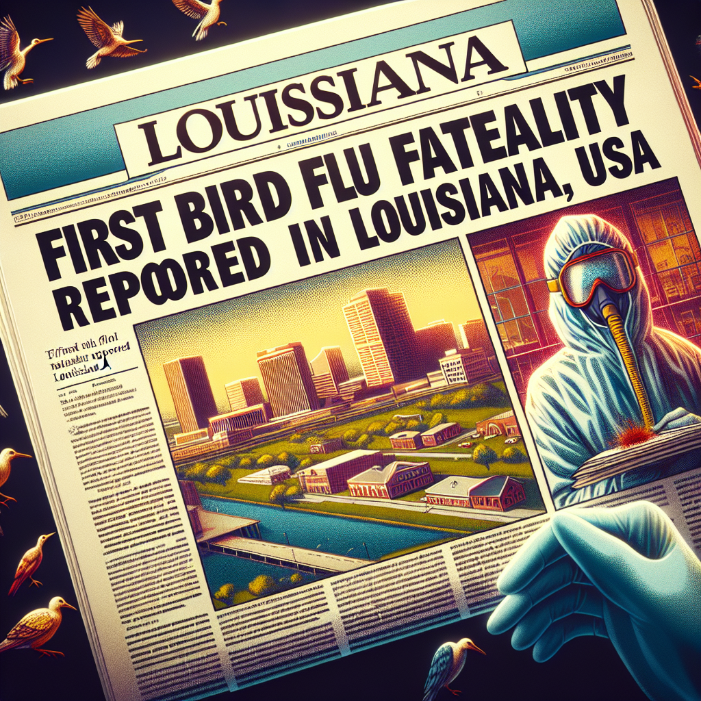 First Bird Flu Fatality Reported in Louisiana, USA
