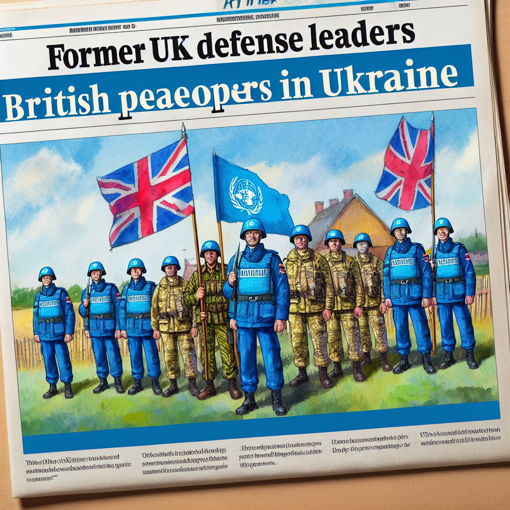 Former UK Defense Leaders Advocate for British Peacekeepers in Ukraine – Telegraph