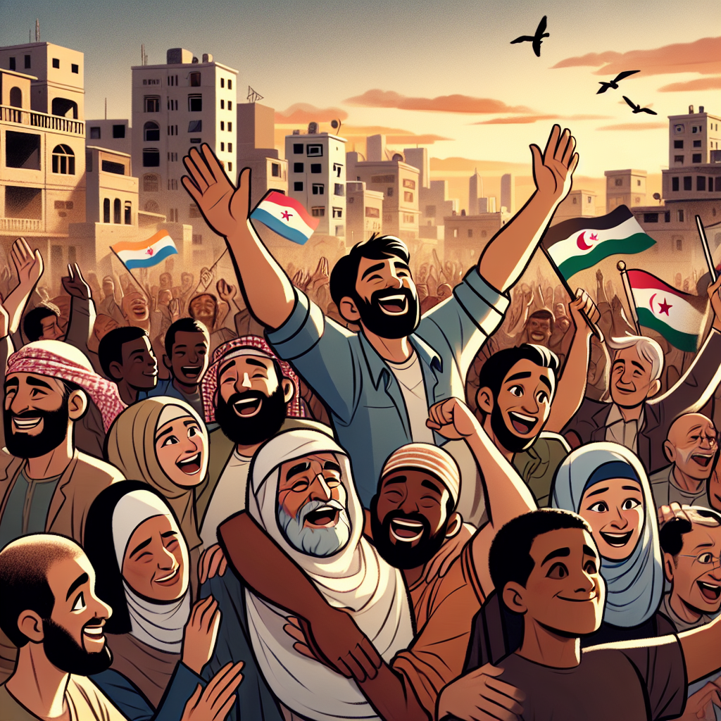 Gaza Residents Rejoice Over Ceasefire Agreement