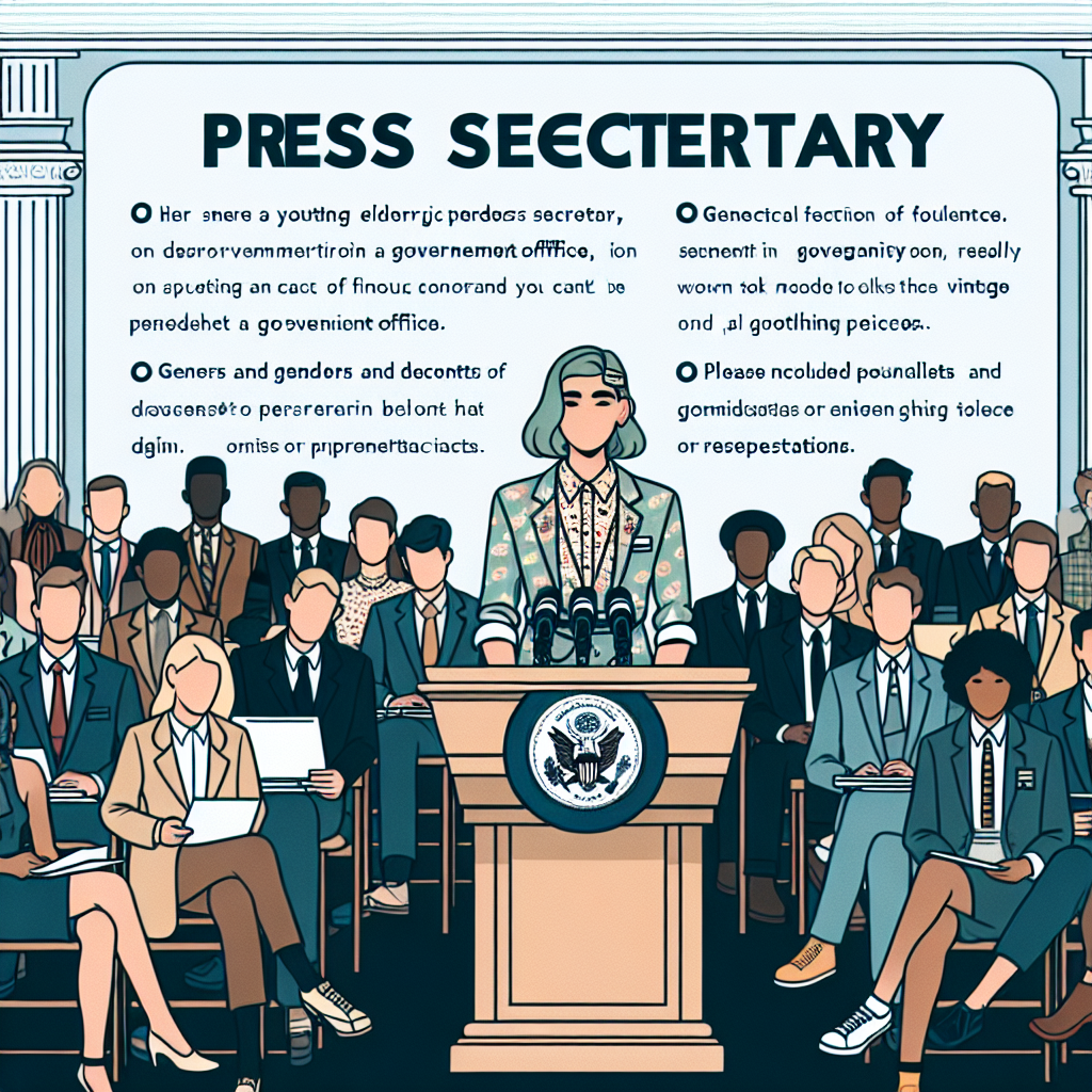 Gen Z Press Secretary Set to Debut at White House Podium
