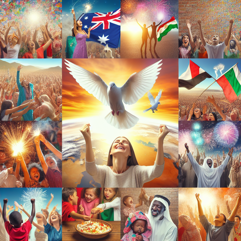 Global Celebrations Erupt Following Gaza Ceasefire Announcement