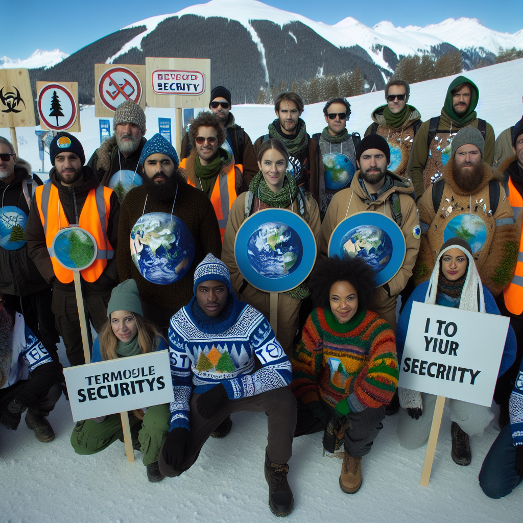 Greenpeace Activists Bypass Davos Security for Climate Demonstration