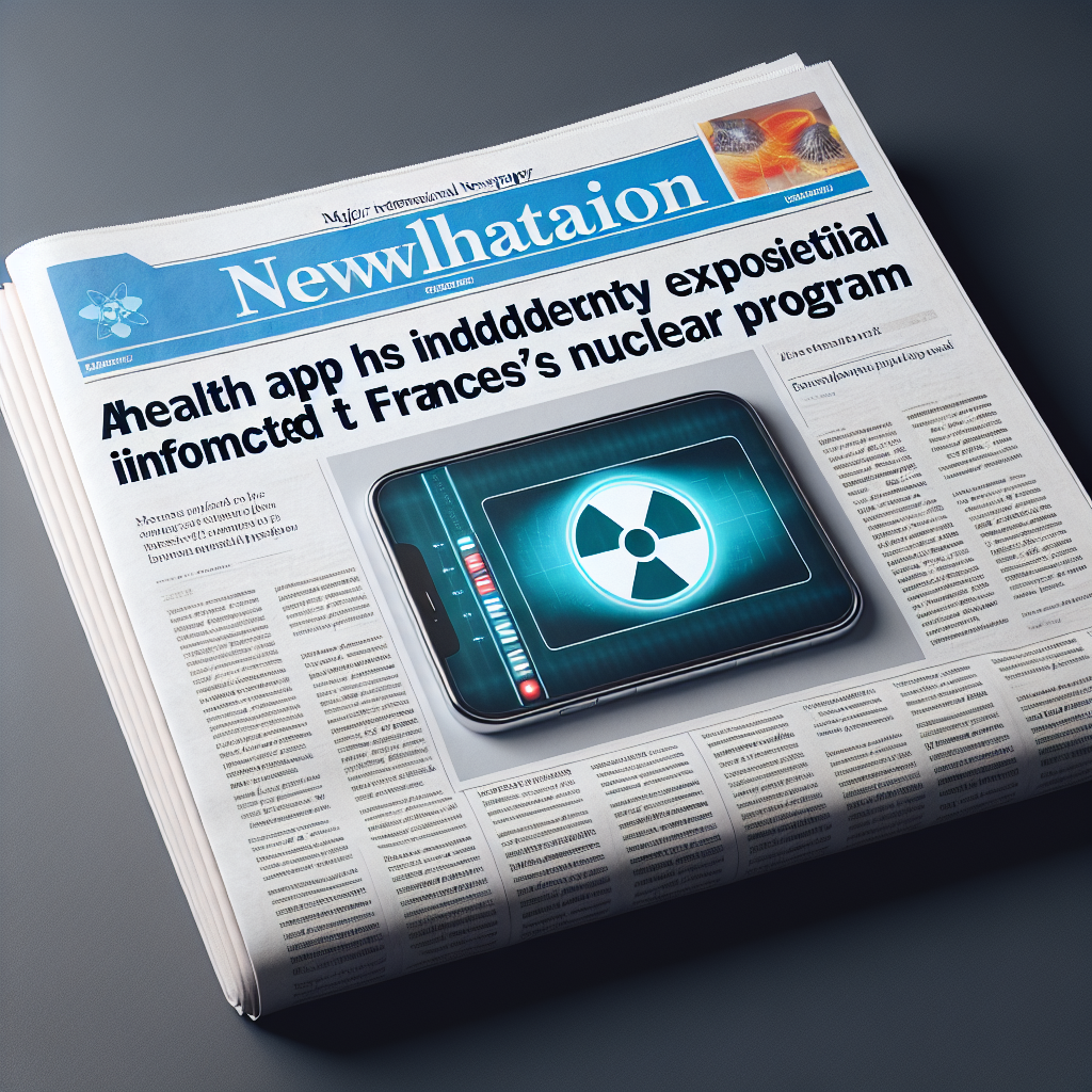 Health App Leak Unveils French Nuclear Secrets – Le Monde