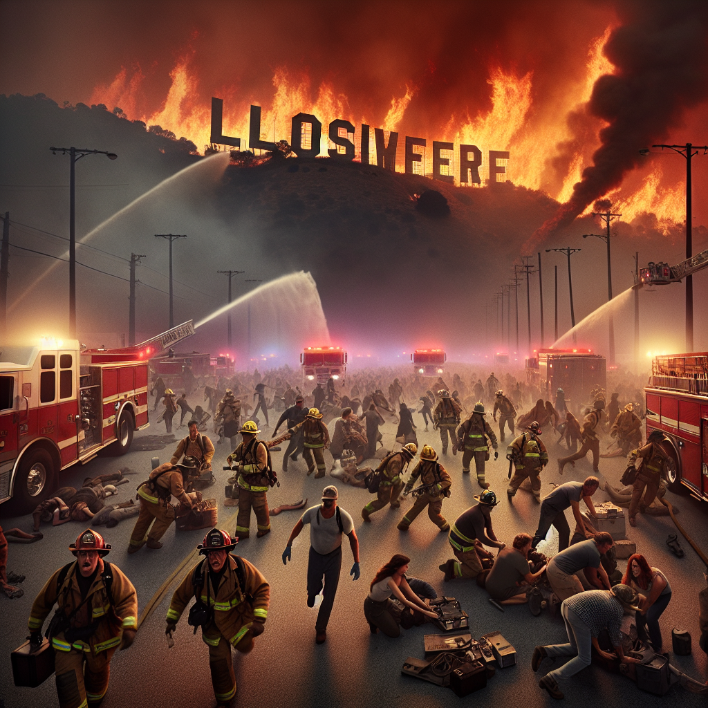 Hollywood Evacuated Amidst New Los Angeles Fire Outbreak