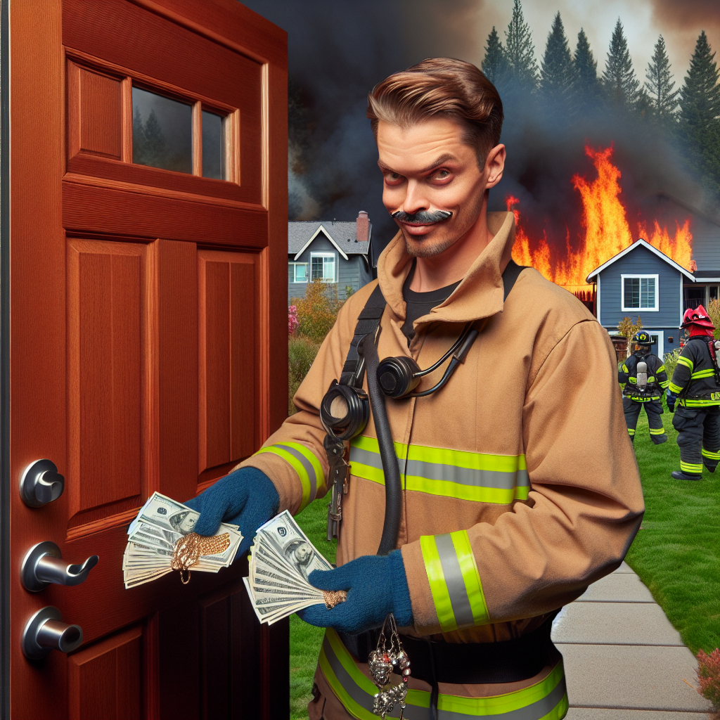 Impersonating Firefighter Arrested for Burglarizing Homes Amid LA Wildfires